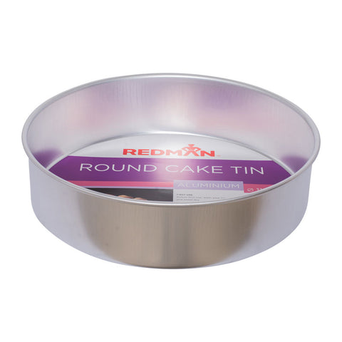 ROUND CAKE TIN ALUM ANODIZED 11"X3" (#1615)