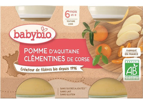 ORGANIC APPLE CLEMENTINE BABY PUREE 130G (#126703)