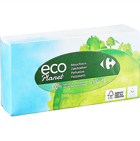 3-PLY FACIAL TISSUE 100PC (#119617)