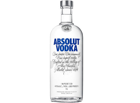 ABSOLUT BLUE VODKA 1L (#123287)