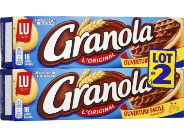 MILK CHOCOLATE GRANOLA BISCUITS 200G (#116100)