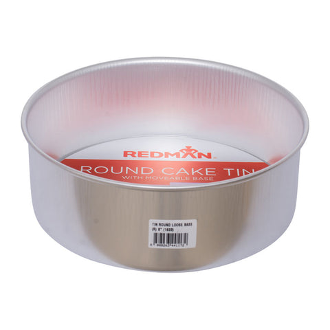 ROUND BAKING TIN 8"X3" (LOOSE BASE) (#1633)