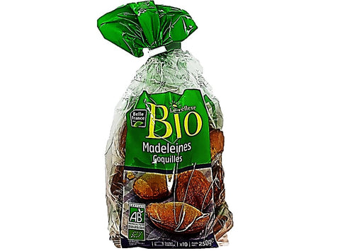 ORGANIC MADELEINES 250G (#116514)