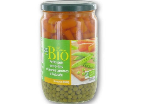 ORGANIC PEAS AND CARROTS 660G (#120269)