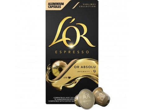 ABSOLU ESPRESSO COFFEE CAPSULES 10PC (#118114)