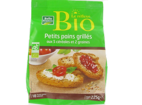 ORGANIC MULTICEREAL TOASTS 225G (#118073)