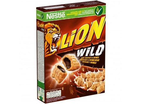 LION CARAMEL CHOC CEREAL 410G (#118249)