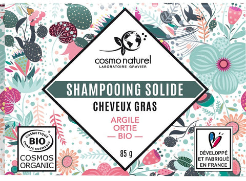 ORGANIC CLAY NETTLE SOLID SHAMPOO 85G (#123026)