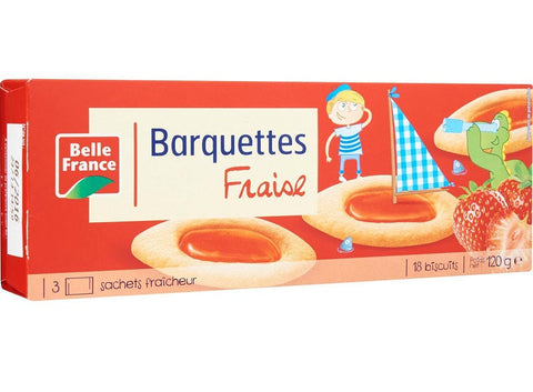 STRAWBERRY BARQUETTES 120G (#116444)