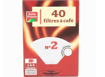 40 COFFEE FILTERS 40PC (#127021)