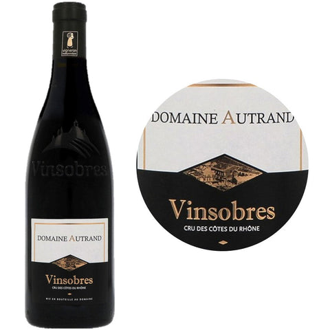 RED WINE-GRENACHE VINSOBRES CRU DES COTES DU RHONE RED WINE 2020-2022750ML (#112195)