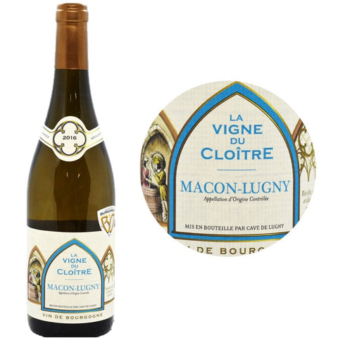 LA VIGNE DU CLOITRE MACON WHITE WINE 75CL (#123415)