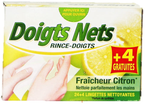 HAND WIPES FRESHNESS LEMON 24PC (#126916)