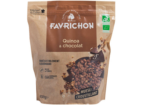 ORGANIC QUINOA CHOCOLATE MUESLI 450G (#122172)