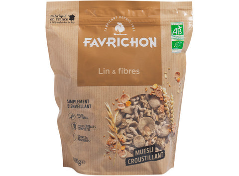 ORGANIC FLAX FIBRES MUESLI 400G (#122207)