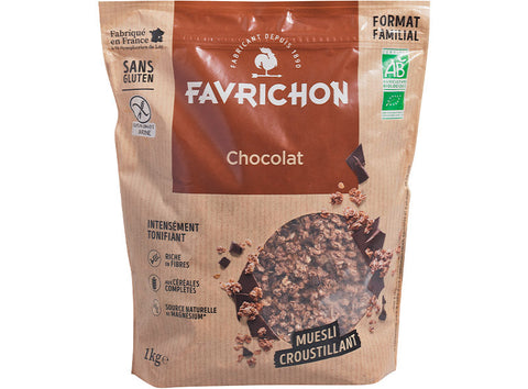 ORGANIC CHOCOLATE MUESLI 1KG (#122191)
