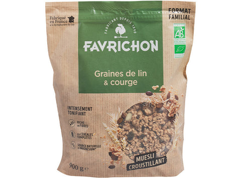 ORGANIC FLAX SEEDS SQUASH MUESLI 900G (#122166)
