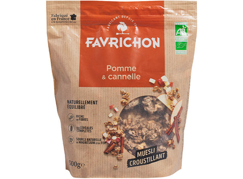 ORGANIC APPLE CINNAMON MUESLI 500G (#122182)
