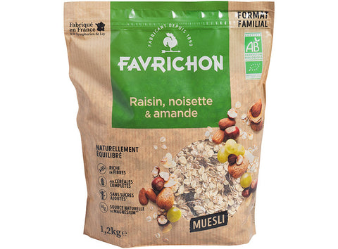 ORGANIC RAISIN HAZELNUT MUESLI 1.2KG (#122177)