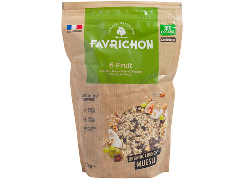 ORGANIC 6 FRUITS MUESLI 375G (#122211)