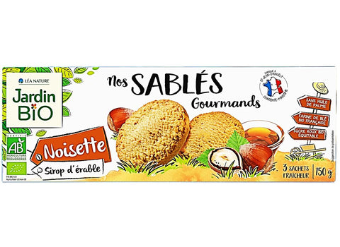 HAZELNUT SHORTBREAD MAPLE SYRUP 150G (#124096)