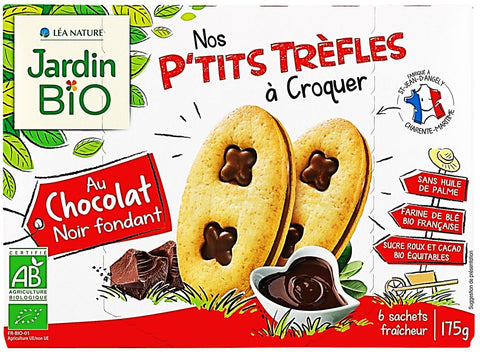 DARK CHOCOLATE CLOVER BISCUITS 175G (#124135)