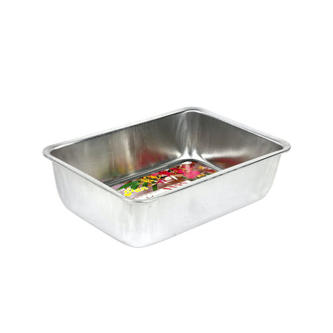 ALUMINIUM LOAF PAN 21.8CMX14.7CMX6.2CM (#1739)