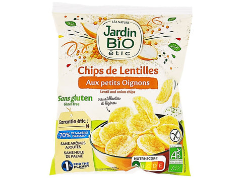 LENTIL CRISPS SMALL ONIONS 50G (#124160)
