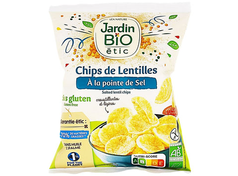 LIGHTLY SALTED LENTIL CRISPS 50G (#124159)