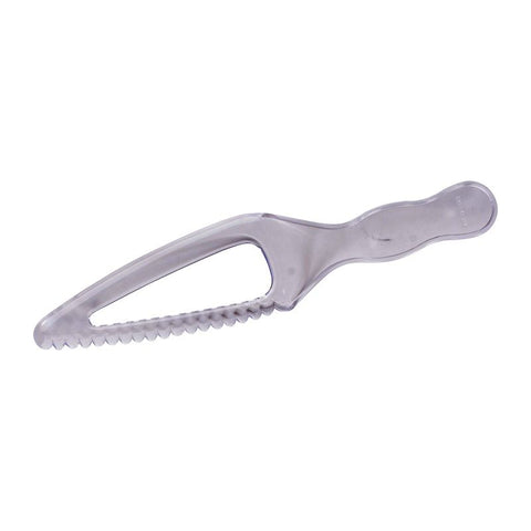 PLASTIC CAKE KNIFE ANGLED (#1751)