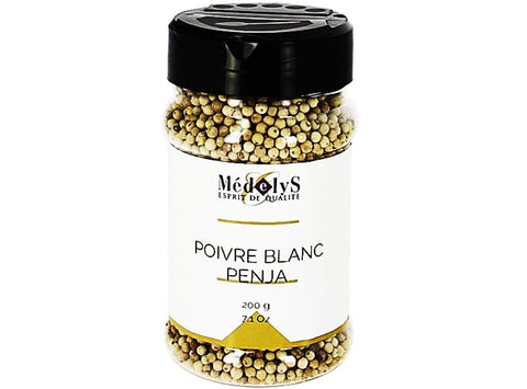 WHOLE PENJA WHITE PEPPER 200G (#124889)