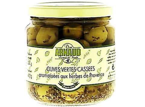 BROKEN GREEN OLIVES PROVENCE HERBS 250G (#124862)