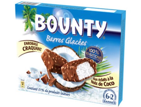 BOUNTY ICE CREAM BARS 6PC (#127829)