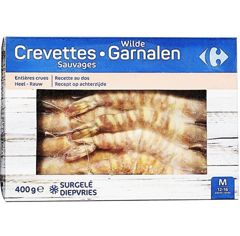 WHOLE RAW WILD SHRIMPS 400G (#120121)