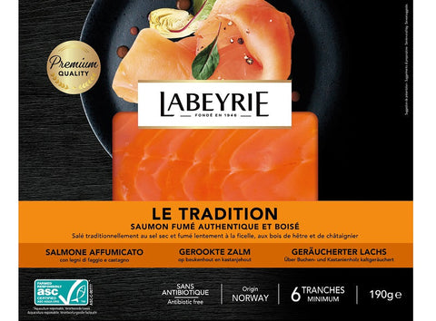 SMOKED SALMON LE TRADITION 190G (#124201)