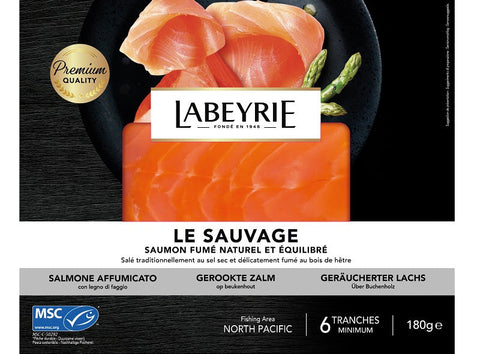 SMOKED SALMON LE SAUVAGE 190G (#124200)
