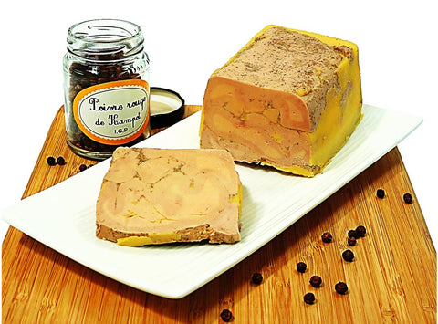 DUCK FOIE GRAS BOURBON KAMPOT PEPPER 200G (#125200)