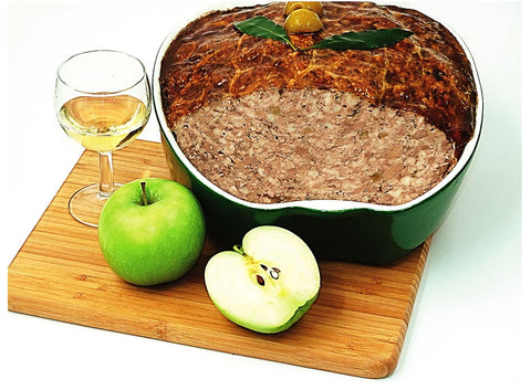 COUNTRY-STYLE PATE APPLES CALVADOS 185G (#125213)