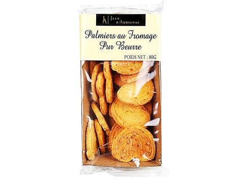 BUTTER CHEESE PALMIERS 80G (#126661)