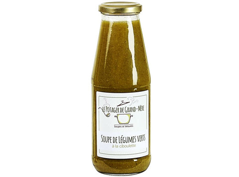 GREEN VEGETABLE SOUP WITH CHIVES 72CL (#126305)
