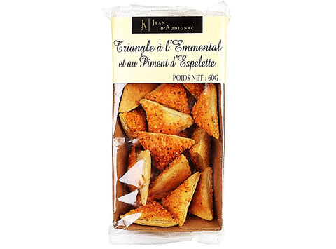 EMMENTAL ESPELETTE CRACKERS 60G (#126672)