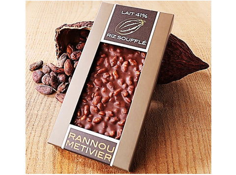 MILK CHOCOLATE RICE BAR 100G (#125943)