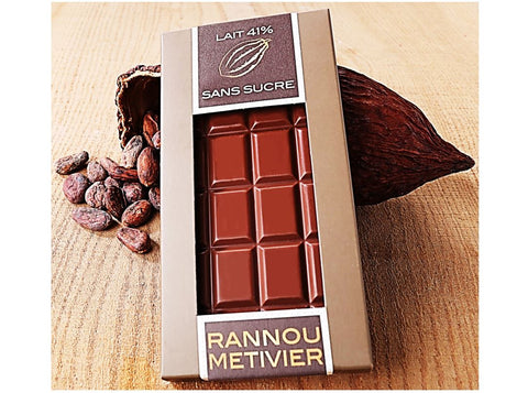 SUGAR-FREE MILK CHOCOLATE BAR 100G (#125875)