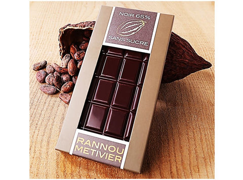 SUGAR-FREE DARK CHOCOLATE BAR 100G (#125869)