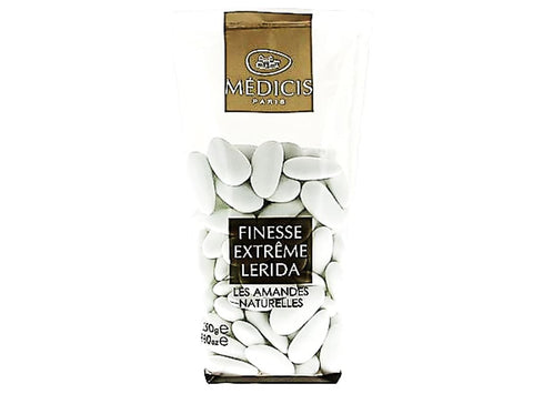 BRILLIANT WHITE LERIDA ALMOND DRAGÃ‰ES 250G (#124830)