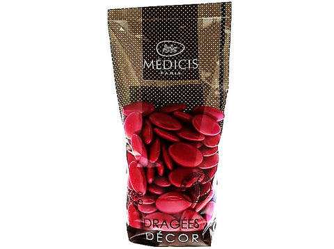 FUCHSIA DECORATIVE DRAGÃ‰ES CHOCOLATE 250G (#124875)