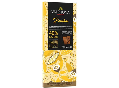 40% JIVARA MILK CHOCOLATE BAR 70G (#124898)
