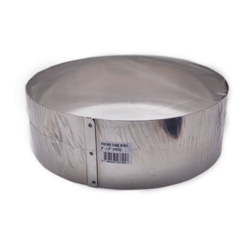ROUND CAKE RING 9X3" (#1814)