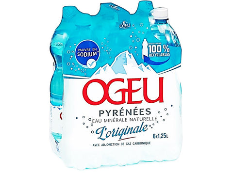 OGEU SPARKLING NATURAL MINERAL WATER 1.25L (#121419)