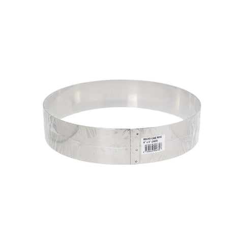 ROUND CAKE RING 9X2 INCH (#1820)